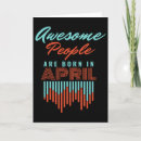 Buscar abril tarjetas Nacido en abril