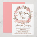 Buscar té de la cocina invitaciones Flores