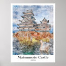 Buscar castillo japonés posters Matsumoto