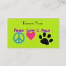Buscar paws tarjetas de visita Pinzas