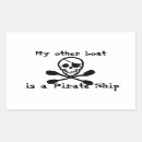 Buscar barco pirata pegatinas Jolly roger