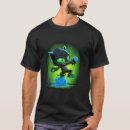 Buscar gato 3d camisetas Vector