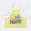 Buscar monstruo de la galleta delantales Colorido