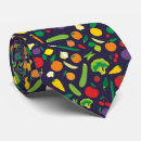 Buscar frutas y verduras corbatas Colorido