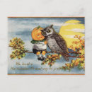 Buscar búho de halloween postales General y unisex
