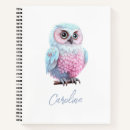 Buscar búho del dibujo animado cuadernos Lindo