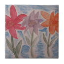 Buscar flor de la lila azulejos General y unisex