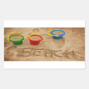 Buscar arena rectangulares pegatinas Playa