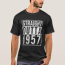 Buscar año 1957 camisetas Divertido