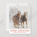 Buscar equine christmas postales Trineo