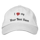 Buscar amo el corazón gorras Perro