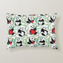 Buscar corazones de la panda cojines Animal