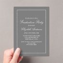 Buscar gris invitaciones Minimalista
