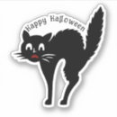 Buscar gato negro asustado pegatinas Truco o tratamiento