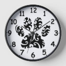 Buscar tatuaje relojes de pared Negro