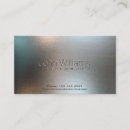 Buscar metal tarjetas de visita Acero