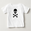 Buscar pirata bebe camisetas Huesos cruzados