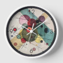Buscar pinturas abstractas relojes de pared Wassily kandinsky