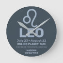 Buscar leo zodiac relojes de pared Zodiaco