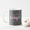 Buscar leopardo rosado tazas Guepardo