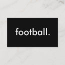 Buscar fútbol tarjetas de visita Futbol