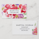 Buscar hermoso tarjetas de visita Floral