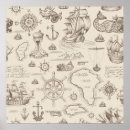 Buscar mapa del tesoro posters Vintage