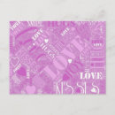 Buscar besos y abrazos postales Tipografía