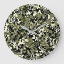 Buscar camuflaje relojes de pared Caza
