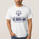 Buscar dewey camisetas Abogado