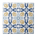 Buscar amarillo y azul azulejos Para ella