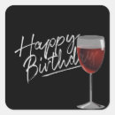 Buscar feliz cumpleaños rojo y negro pegatinas General y unisex