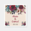 Buscar boho floral servilletas de papel Invitados