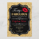 Buscar 40 fabulosos invitaciones Cuarenta