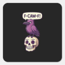 Buscar cuervo y cráneo postales Pájaro
