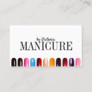 Buscar gel tarjetas de visita Manicurista