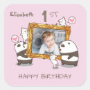 Buscar panda pegatinas 1 ᵉʳ cumpleaños