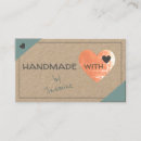 Buscar diseño bonito tarjetas de visita Artesanía