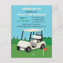 Buscar golf 11x14 invitaciones Golfista