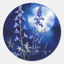 Buscar misterioso redondas pegatinas Azul