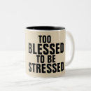 Buscar subrayado tazas Bendecido