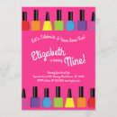 Buscar esmalte de uñas invitaciones Niños