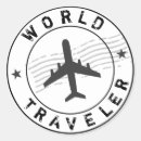 Buscar viajero de mundo pegatinas Viajar