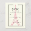 Buscar torre eiffel tarjetas rsvp Rosa