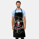 Buscar pirate delantales Jolly roger