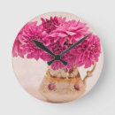 Buscar magenta relojes de pared Flores