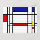 Buscar mondrian postales Rojo