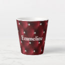 Buscar terciopelo tazas Rojo