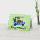 Buscar dibujo animado del golf tarjetas Saludo