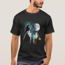 Buscar lobo ártico camisetas En la luna aullando